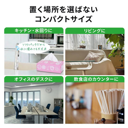 【公式最安値】 ふわかん ソフトパックティシュー 200組｜60パック（5パック×12入） 1パックにたっぷり