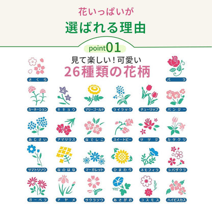 【公式最安値】 花いっぱいティシュー 200組｜60パック（6パック×10入） かわいい花柄